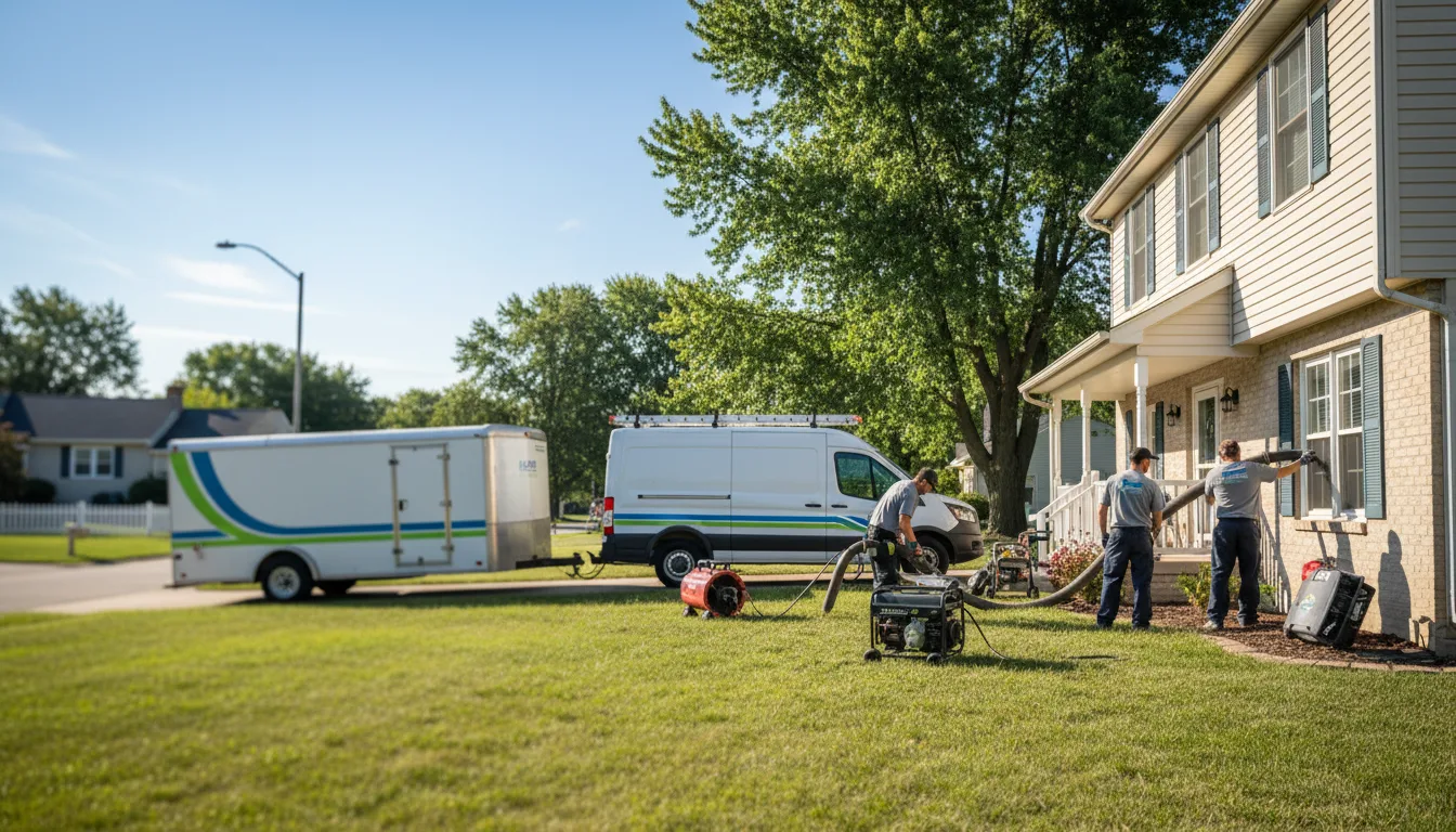 Flooded Basement Restoration And Cleanup With Repair in Boyceville, WI near me